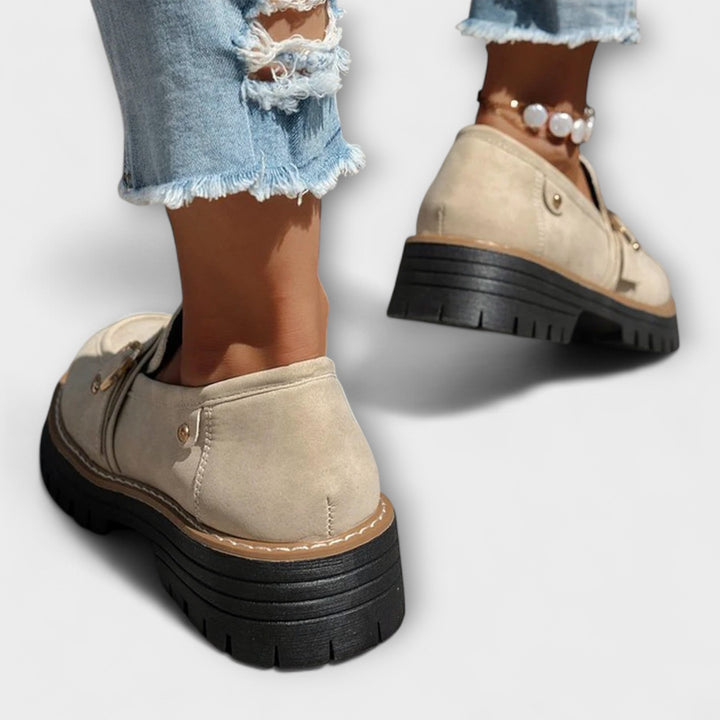 Lora – Casual Loafers with Round Toe