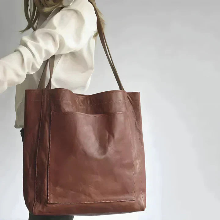Maren Classic Leather Tote