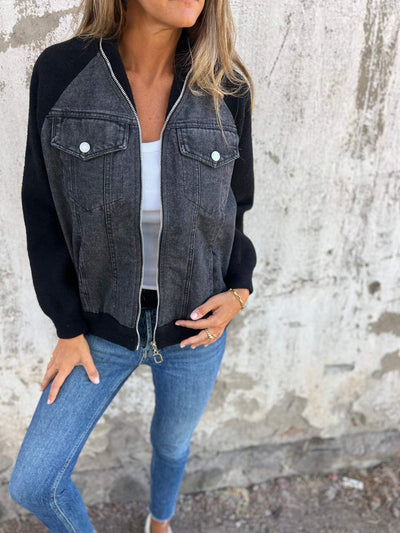 Zoe™ | Denim Hooded Jacket