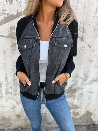 Zoe™ | Denim Hooded Jacket