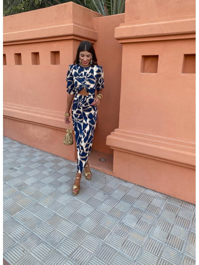 Chiara | Midi Dress with Cut-Out