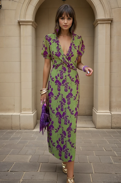 Celia – Elegant Floral Dress