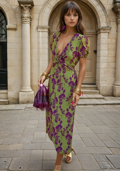 Celia – Elegant Floral Dress